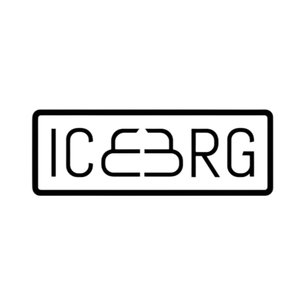 ICEBRG Vinyl Sticker - White